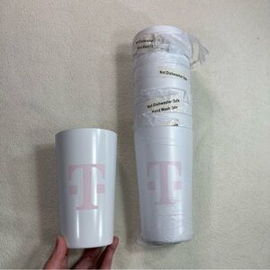 Lot of 10 T-Mobile Aluminum Tumbler Cups 5.5” Tall New